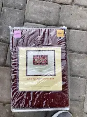 Brand New Woolrich Burgundy KING Flannel Sheet Set $169