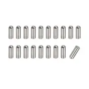 3x6mm Dowel Pins, 50pcs Round Head Flat Chamfered End Dowel Pin