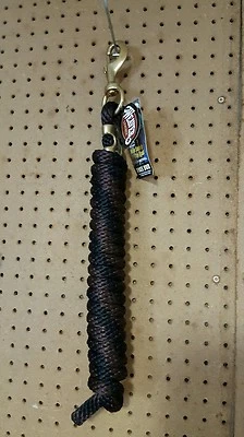 Weaver Leather brown black 5/8x10' Diam Poly Lead 35-2100-T23