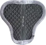 EKKIA 206063211 Equestrian Equipment, Black & Gray, E-TH.Luxe Back PAD Black/Grey 206063211