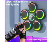 with gloves color light music boxing machine, 9 speed gears Boxing training machine, intelligent counting boxing machine, electronic boxing training target