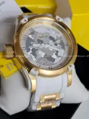 Invicta - ARCTIC WHITE CAMO Edition - Gold - Russian Diver - Quartz - mens watch