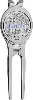 zolyet Golf Marker Pitch Mark Green Divot Repa Tool Golf Pitchfork Golf Training Silver