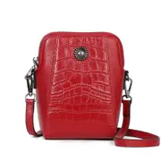 Pu Leather Crossbody Bag For Women Small Phone Purse Shoulder Bags Crocodile Pattern Mini Women Bag