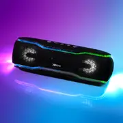 X Echo Waterproof Portable Bluetooth Speaker 15W 8 Hour Battery Life Black