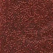 Silver-Lined Burnt Orange Dyed Miyuki Delica Beads 10/0 (DBM0603-TB)
