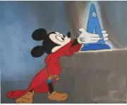 Mickey Mouse as The Sorcerers Apprentice “Fantasia” Cel
