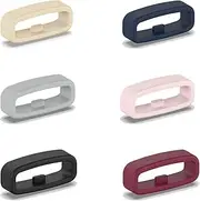 Watch Band Holder for Garmin Venu 2S/Venu 3S/Vivoactive 4S, Soft Silicone Band keeper Security Fastener Rings Watch Band Loop/Clips/Retainer (6Pack)