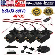NEW S3003 4PCS Gear Standard High Torque Servo For RC Car Boat Helicopter Futaba