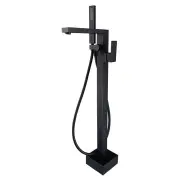 Jet Floor Standing Mixer &amp; Shower, Matte Black