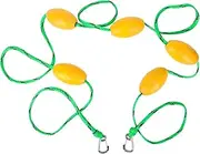 Pool Divider - Pool Rope with Floats - Pre-Assembled Strong Buoyancy Replacement Part Braid Stainless Steel Clips Tubing Supplies for Caution Help & Ground