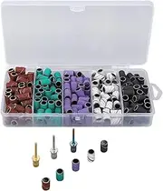 250pcs Small Sanding Band Manicure Accessory Exfoliation Set Nail Drill for Professional Foot Care