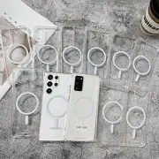 For Samsung Galaxy S20 S21 S22 S23 Ultra/Plus Magsafe Magnetic Clear Case Cover