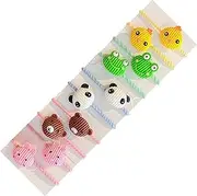Hair Ties for Toddler Girls | Cute Cartoon Hair Bands Soft Elastics Hair Bands - Small Lightweight Colored Hair Rubber Bands Girls Hair Accessories Elastic Hair Ties