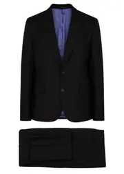 Paul Smith Soho Wool Suit - Black - 16.5 16.5
