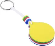 ifundom 2Pcs Eva Floating Keychain Pack Colorful Circle Key Holder for Activities Fishing Sailing Water Sports Lightweight Durable Key Ring for Easy Carrying