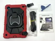 Samsung Galaxy Tab A9 2023, 8.7" Shock Proof Case, Screen Cover, Strap, Pry Tool