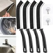 4 Pcs Hard Bristle Crevice Cleaning Brush, Multifunctional Gap Cleaning Brushes, Crevice Cleaning Tool, Groove Grout Cleaner Brush, Small Cleaning Brush for Shutter Door Window Track Kitchen.