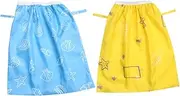 ERINGOGO 2pcs Diaper Storage Bag Chic Multipurpose Nappy Pouch Elastic Design for Creative Pattern Present for Parents