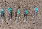 Mini Toothbrush For Travel Ultralight Backpacking Thru Hiking (x5 Brush)