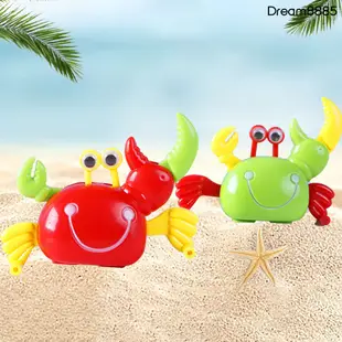 [DM8] 上鍊小螃蟹兩棲走路發條螃蟹仿真動物模型玩具