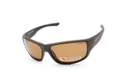 North Beach Galjeon Matte Black/Brown Men's Polarised Sunglasses 70688