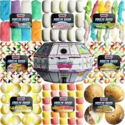 FREEZE DRIED UFO Candy - 9 Kinds of Candy Space Sharks, Moon Clouds, and More!