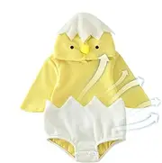 Chick Outfit,Halloween Jumpsuit | Halloween Adorable Hatching Chicken Long Sleeves Costume Baby Animal Romper for Girls and Boys
