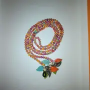 BEAUTIFUL BEADED EYEGLASS STRAP CORD LANYARD COMPOSITE TURQUOISE MULTICOLOR