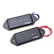 Wilkinson Low Gauss Black Iconic P90 Dogear Single Coil Pickups For SG/LP Guitar