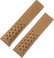 [FFHAO] 20mm 22mm 24mm Genuine Frosted Leather Watchband For TAG Strap For HEUER CARRERA AQUARACER Monaco F1 Watch Band Bracelet Buckle