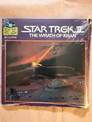 Star Trek II The Wrath of Kahn 45 rpm record and book