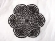 New Handmade Round Crochet Lace Doily, 12", Centrepiece, Table topper, Placemat