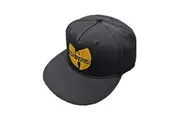 Wu-Tang Clan Unisex Adult Logo Snapback Cap (Black/Yellow) (One Size)