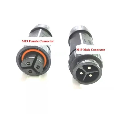 Metal Solar Cable Connector Male Female Adapter Micro Grid Tie Inverter Power