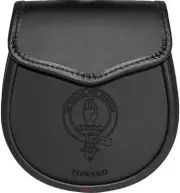 Toward Leather Day Sporran Scottish Clan Crest