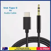 Type C USB-C to AUX Cable 3.5mm Male Audio Adapter Samsung Huawei for Car Stereo