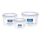 3pc, Lustroware Airtight Nestable Food Container Set, Microwave Dishwasher Safe