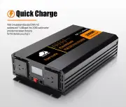 CloudPath Pure Sine Wave Power Inverter 12V to 240V 3000W/6000W Camping Car