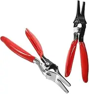 CHILDWEET 2pcs Hose Removal Tool Durable Vacuum Line Tube Remover Pliers for Automotive Use Versatile Hose Pinch Off Pliers for Fuel and Cooling Systems Individually Vacuum Sealed for