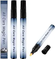 2PCS ALL Cars Magic Pen,All Cars Magic Pen For Car Scratches,Quick Fix for Scratches and PaintDamage,Weatherproof Touch Up Paint Pen,Fits All Car Colors