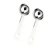 2pc Fruit Scoop Metal Measuring Spoon Stainless Steel Measuring Spoons