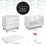 Troll Scandy Bundle Set In White - Complete Baby Care Set
