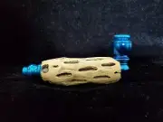 NEW! Anodized "Blue" CHOLLA PIPE! Cactus Wood Tobacco Smoking Pipe! SMALL Size