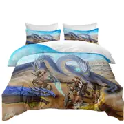 Action Fight Scene Fantasy Art Quilt Cover