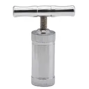 Ginger Press Ergonomic Handle Detachable High Strength Leakproof Easy to Squeeze Multipurpose Zinc Alloy T-Shaped Garlic Crusher Press Tool Bar Sup...