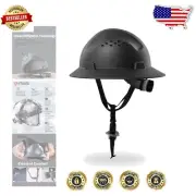Impact-Resistant OSHA Hard Hat for Men - Adjustable, Comfortable, Durable Design