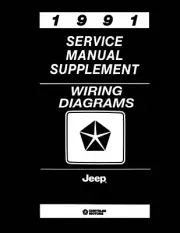 1991 Jeep Wiring Diagrams Schematics Manual