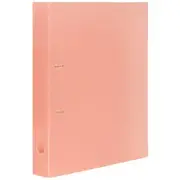 King Jim A4 2 D-Ring Simplease Binder 30mm Coral Pink