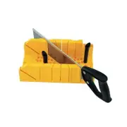 14.5 Inch Miter Box With 14 Inch Saw Deluxe Clamping Stanley Mitre Handsaw